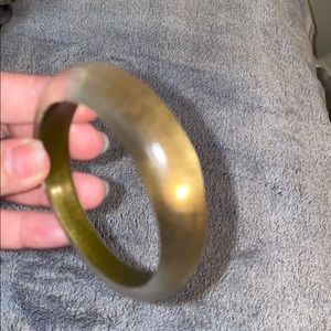 Alexis Bittar Gold Lucite Bangle